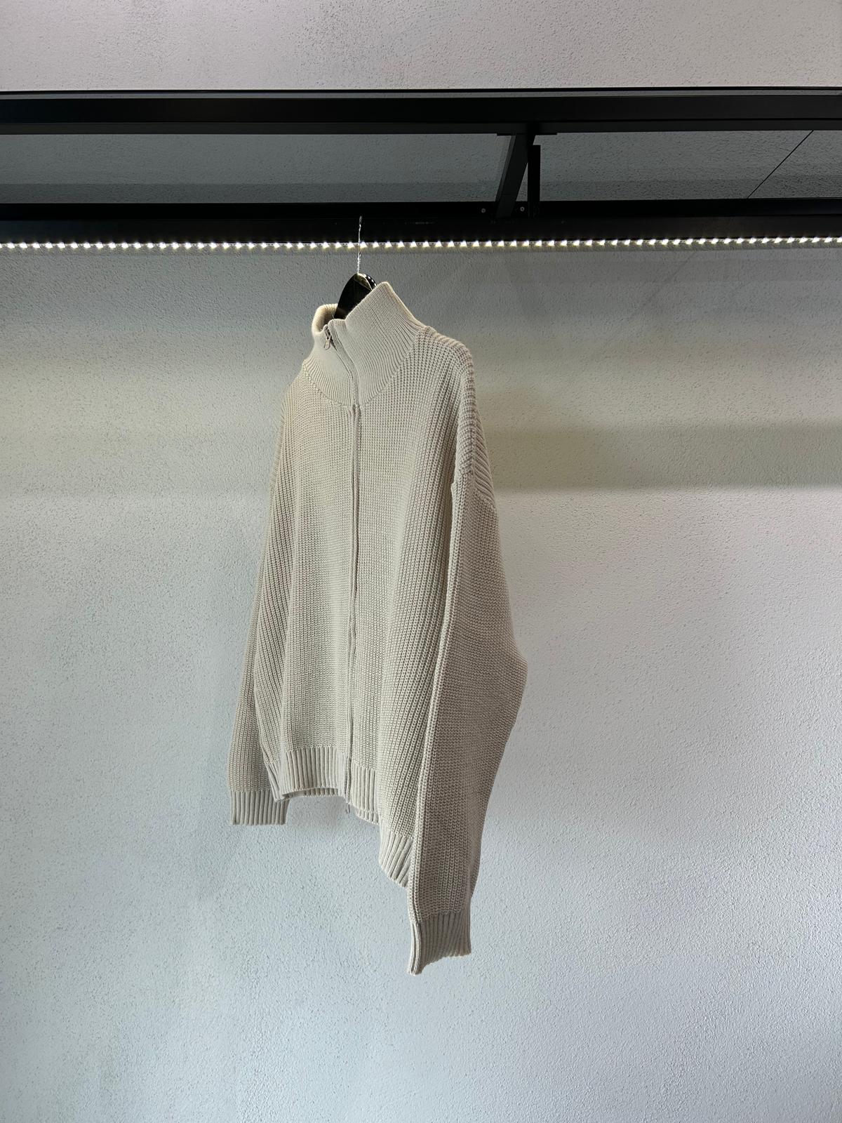 CARDIGAN FULL ZIP COLLO ALTO - 1552