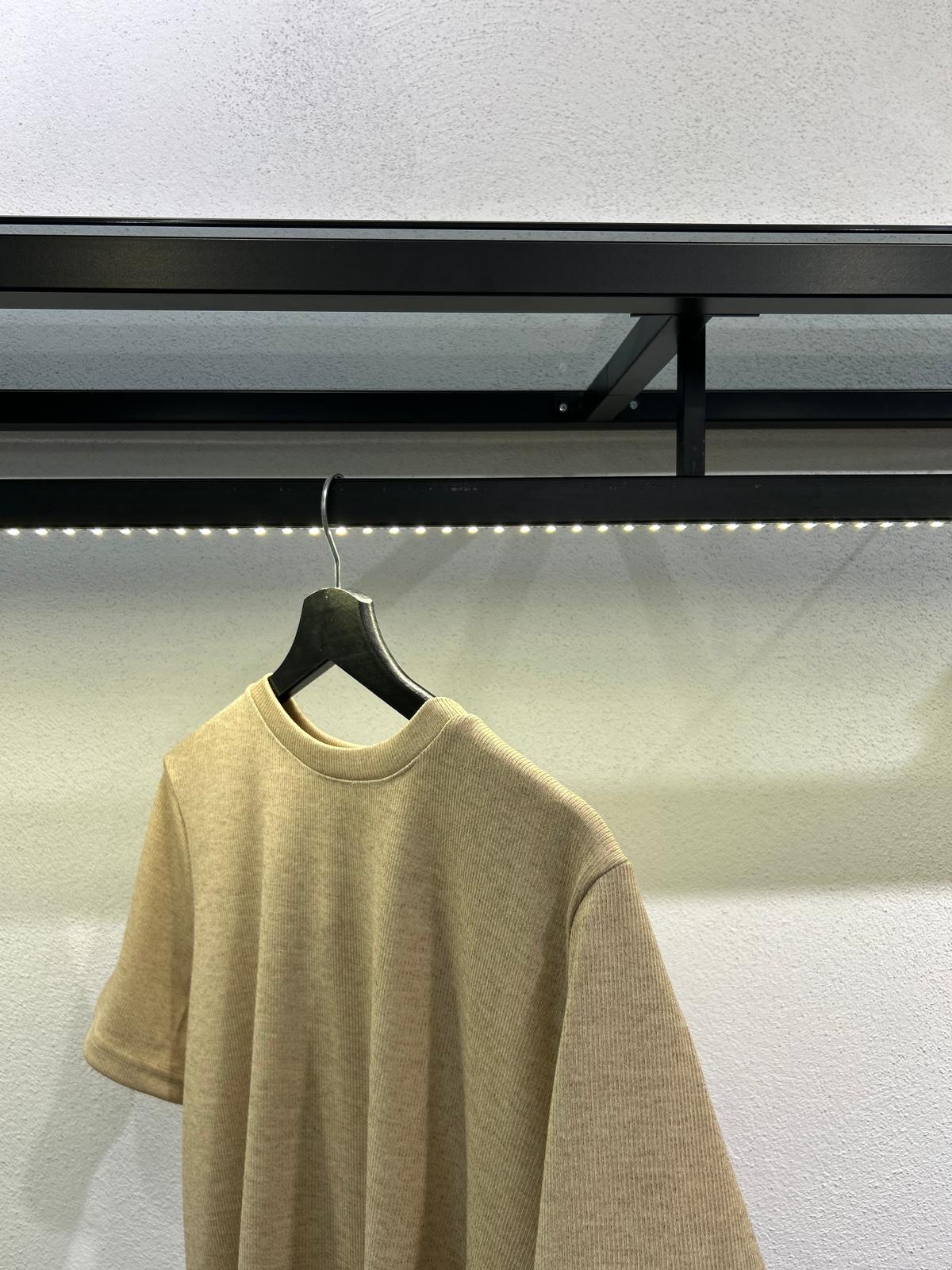 T SHIRT A COSTINA MANICA CORTA - 1527
