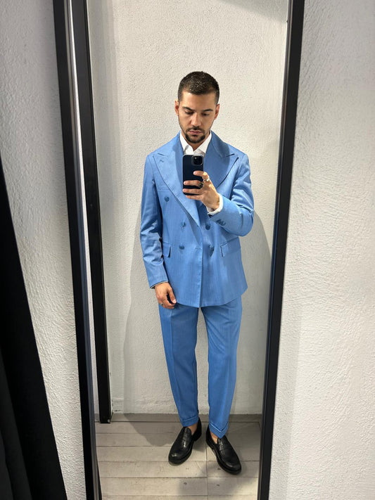 ABITO DOPPIOPETTO TEX SOLARO CON PANTALONE AL - 1130