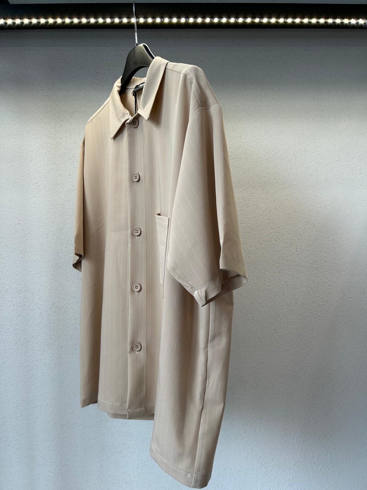 CAMICIA OVER M/M GESSATA DA COMPLETO - 1135