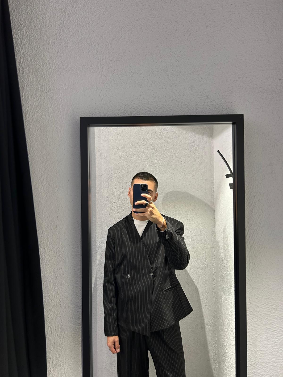 BLAZER DOPPIOPETTO OVERSIZE DA COMPLETO - 1239