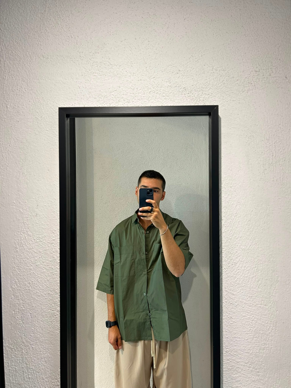 CAMICIA OVERSIZE M/M IN COTONE - 1388
