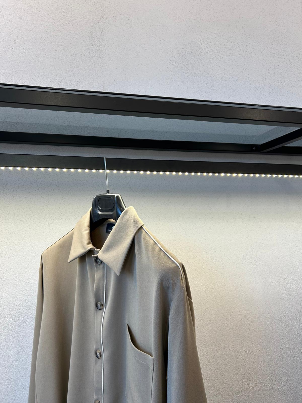 CAMICIA OVERSIZE PROFILI DA COMPLETO - 1218
