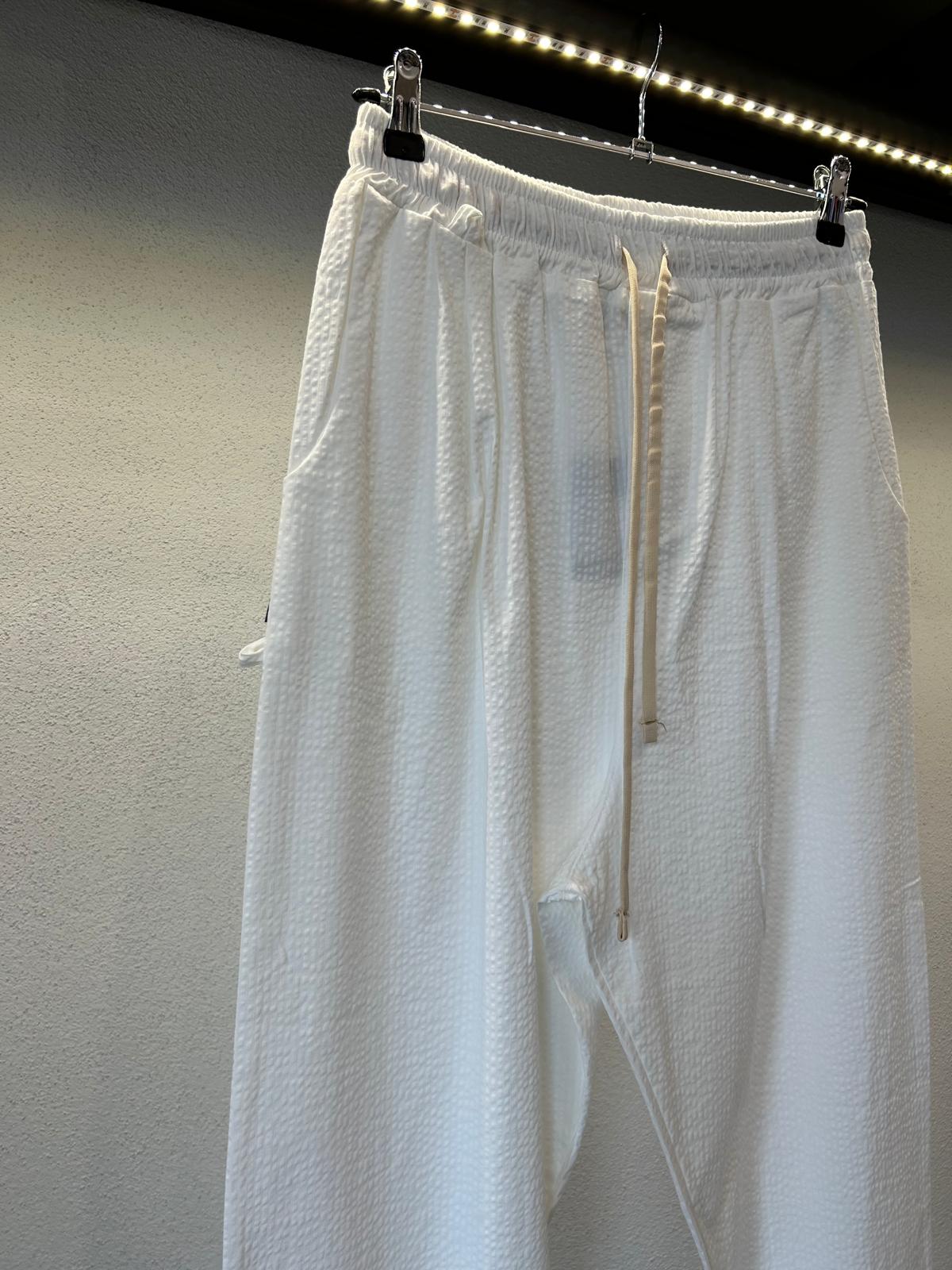 PANTALACCIO IN COTONE GOFFRATO DA COMPLETO - 1080
