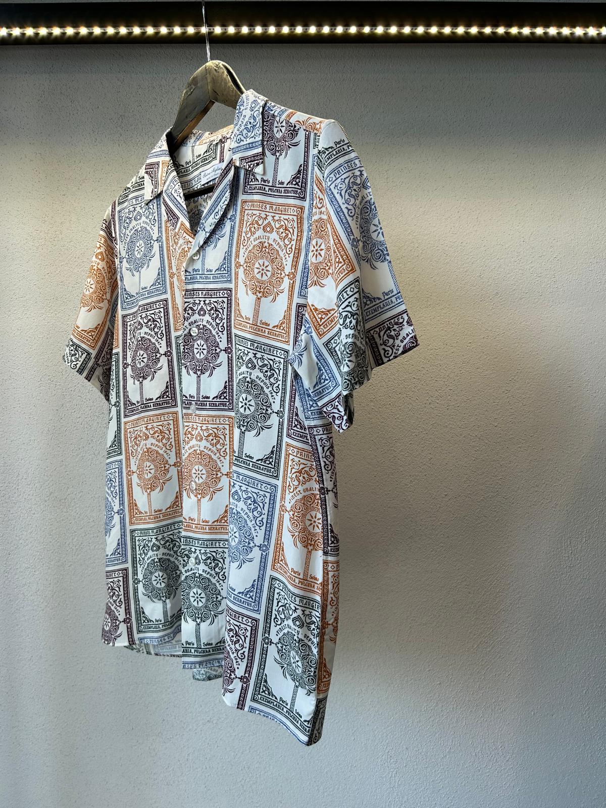 CAMICIA M/M IN VISCOSA FANTASIA - 1158
