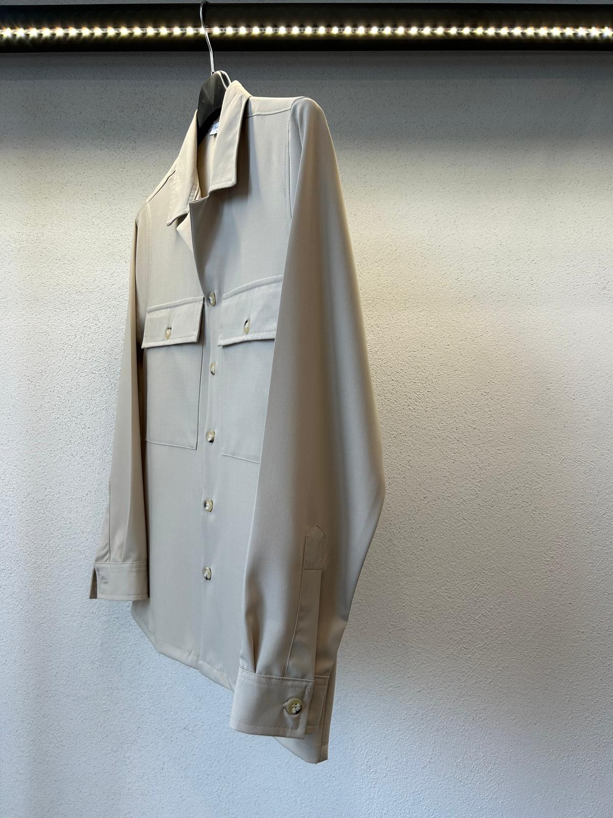 CAMICIA SAHARIANA MILLER CON TASCONI DA COMPLETO - 1107