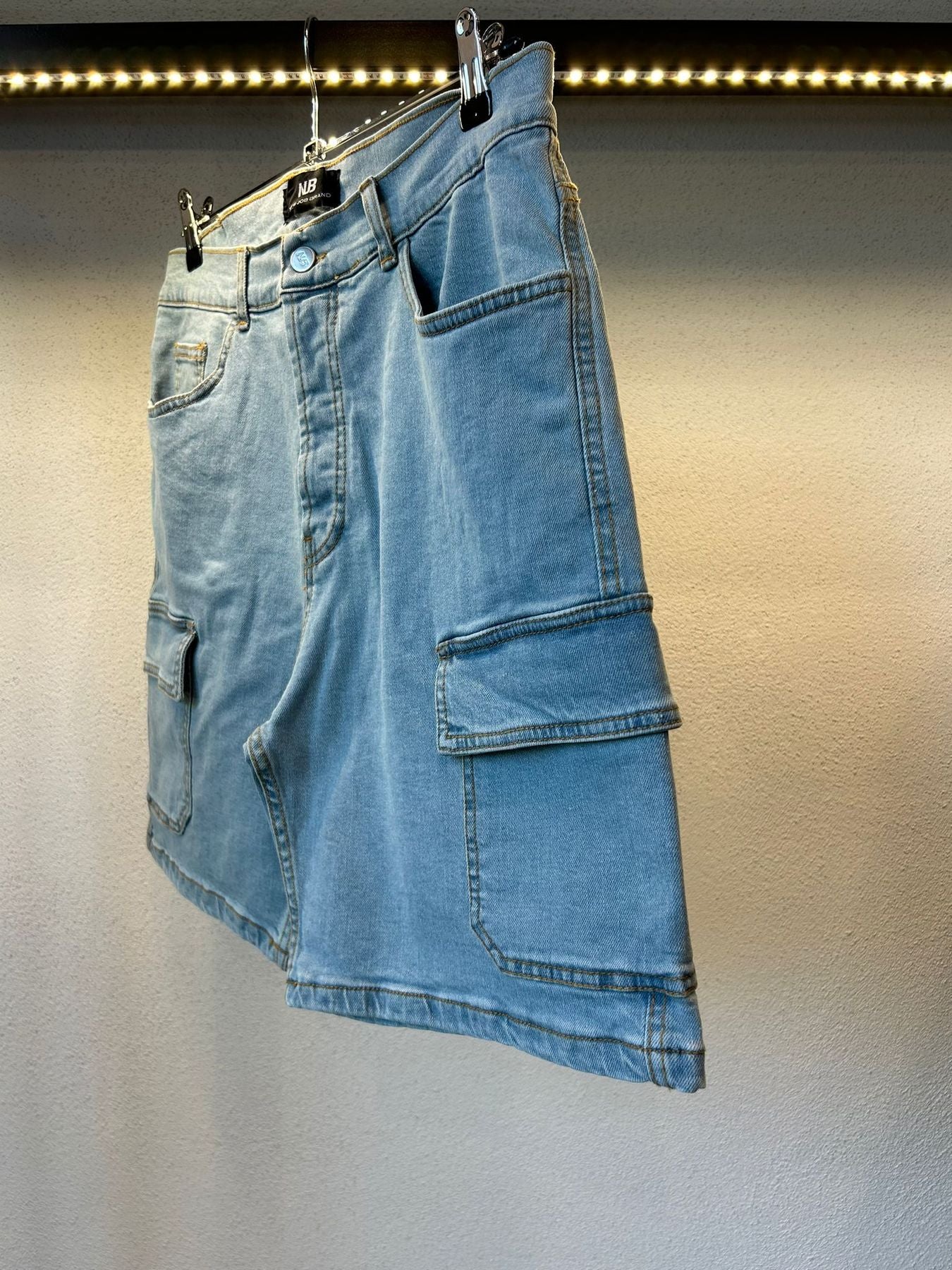 BERMUDA CARGO IN JEANS - 1183