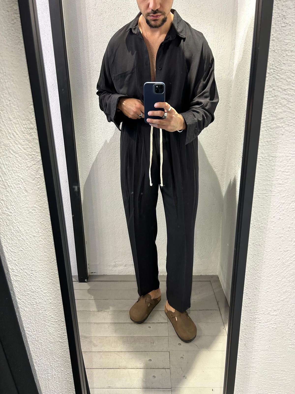 PANTALACCIO SOHO IN LINO VISCOSA - 1160