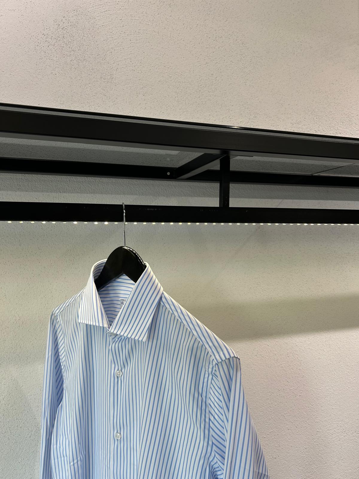 CAMICIA IN COTONE A RIGHE - 1518