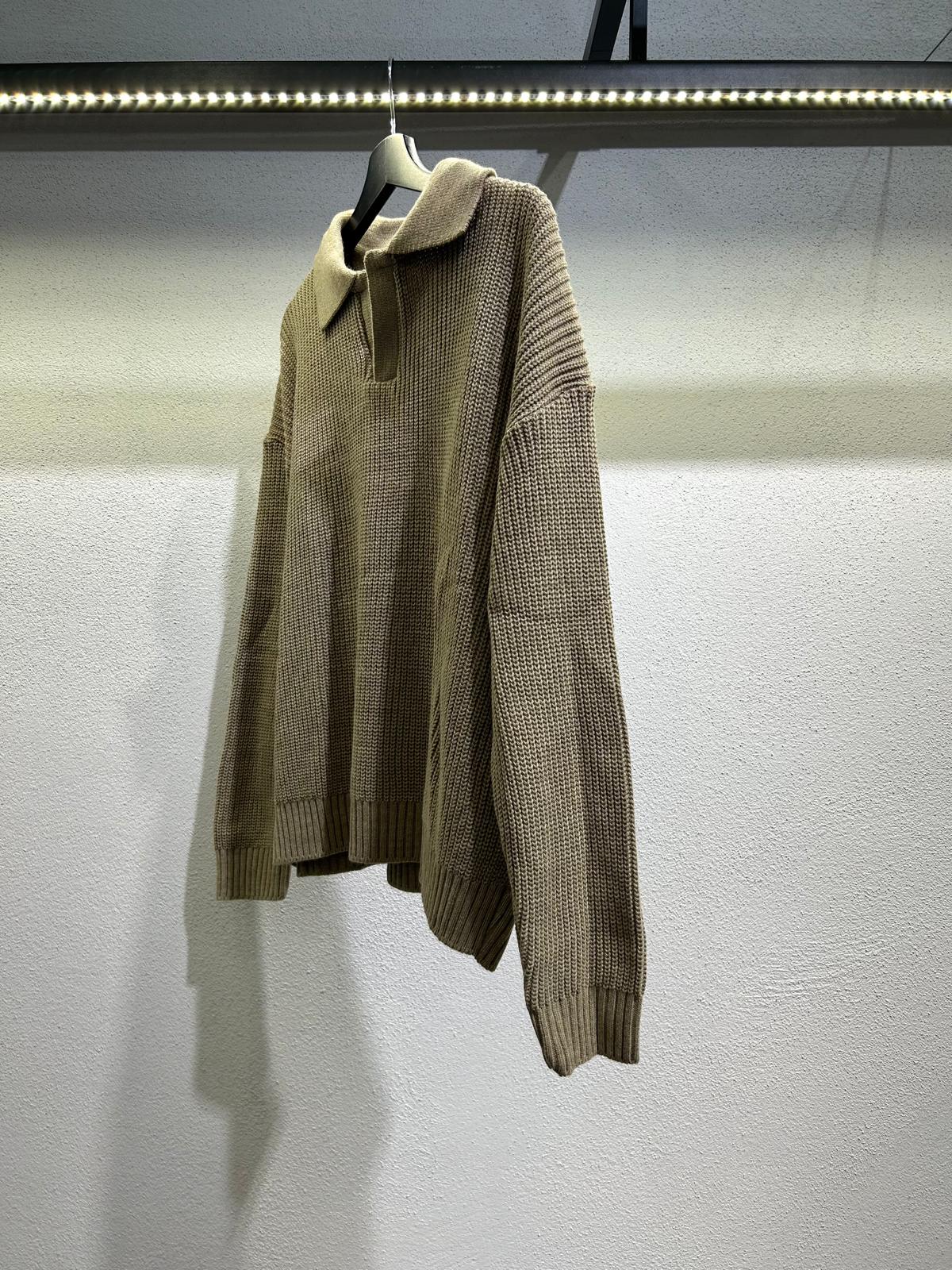 MAGLIONE POLO IN LANA - 1225
