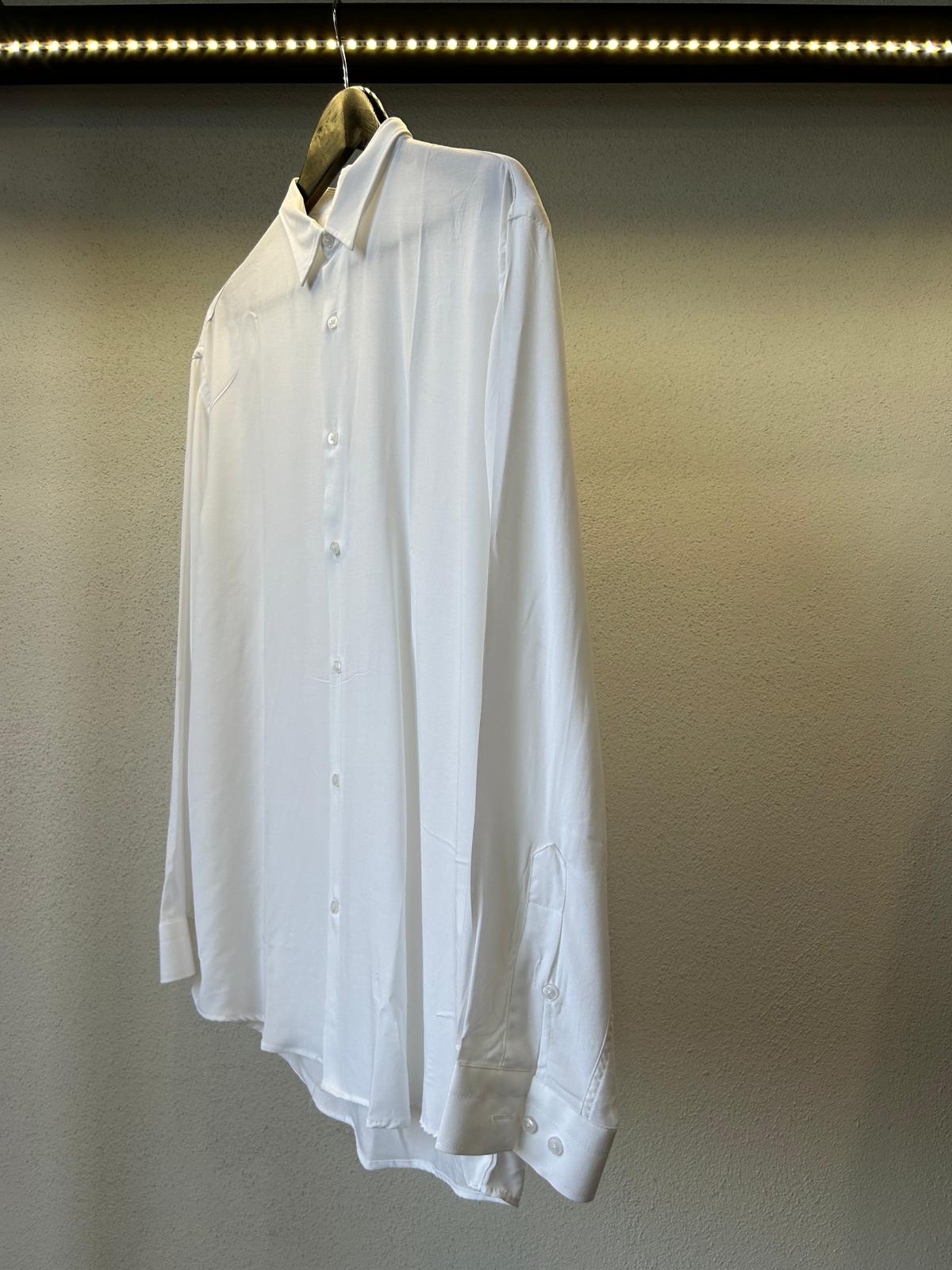 CAMICIA OVERSIZE IN VISCOSA - 1058