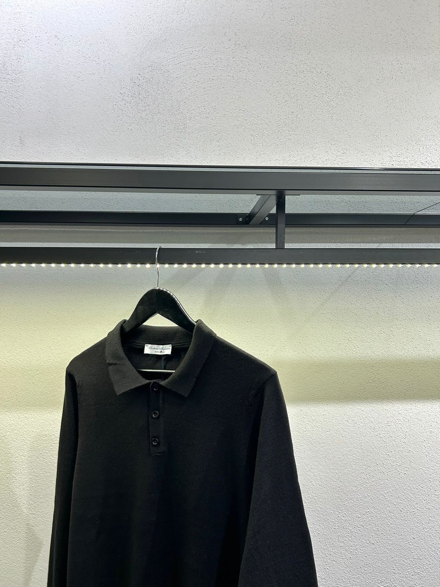 POLO REGULAR IN LANA RASATA - 1564