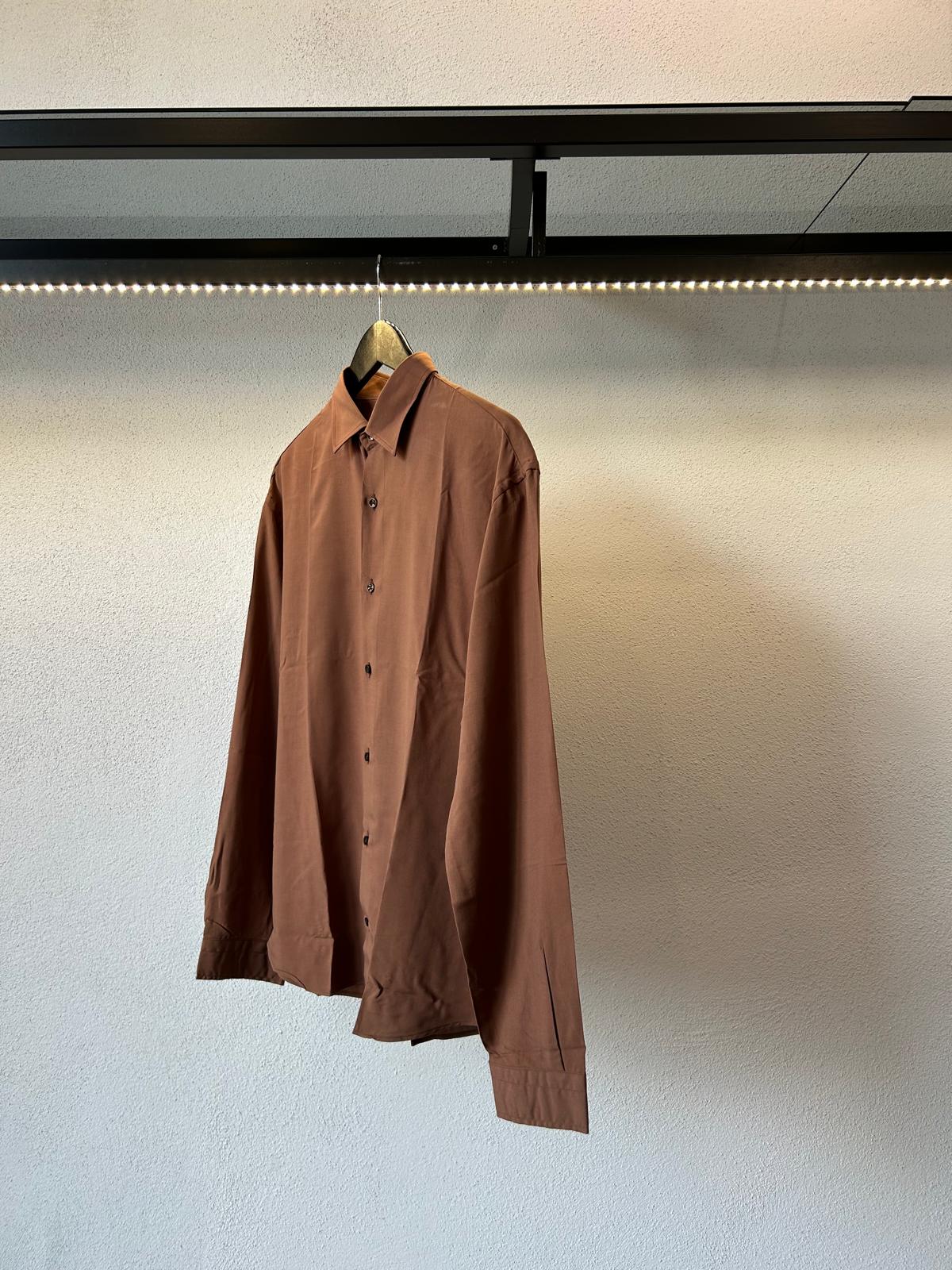 CAMICIA OVERSIZE IN VISCOSA - 1317