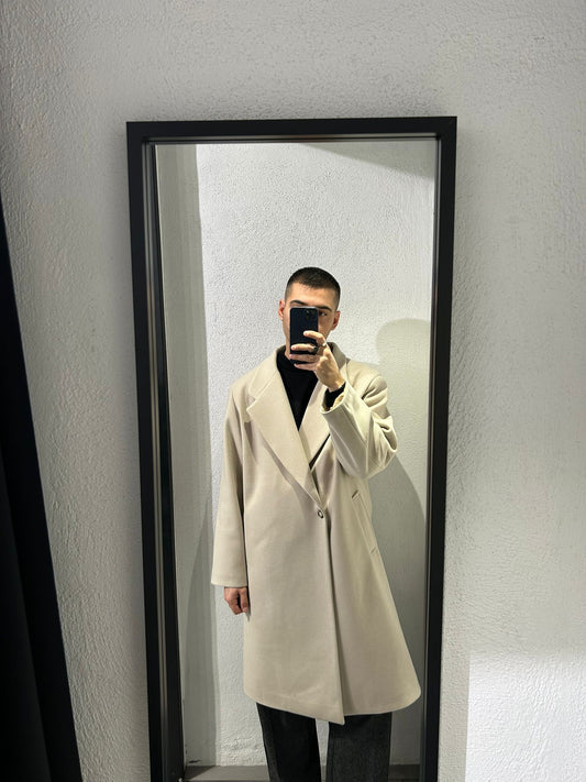 CAPPOTTO MAXI DOPPIO PETTO UN BOTTONE - 1579