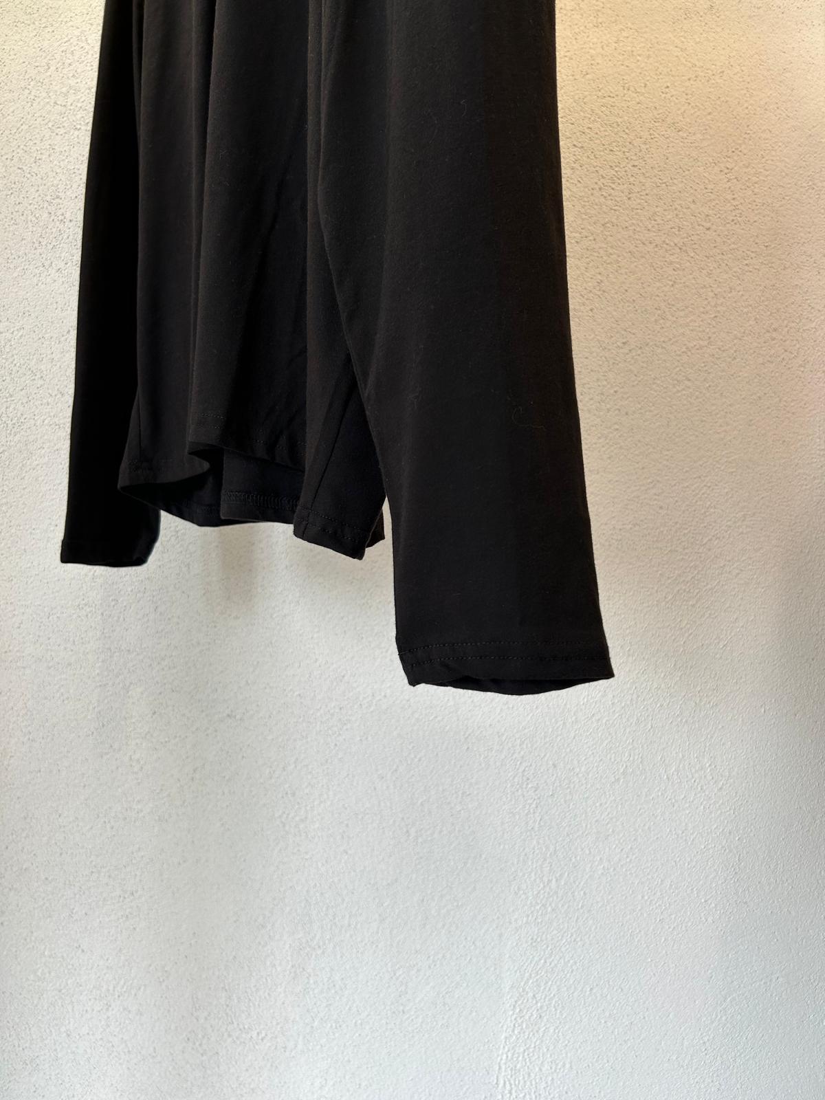 T SHIRT CROPPED OVERSIZE MANICA LUNGA - 1082