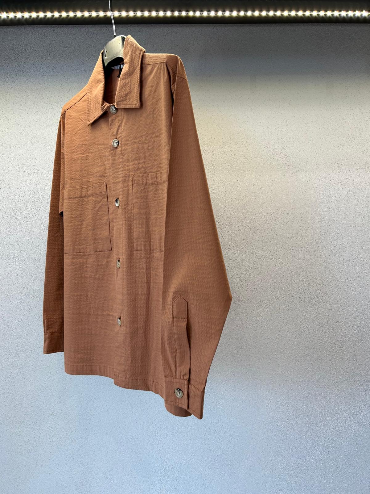CAMICIA IN COTONE GOFFRATO DA COMPLETO - 1079