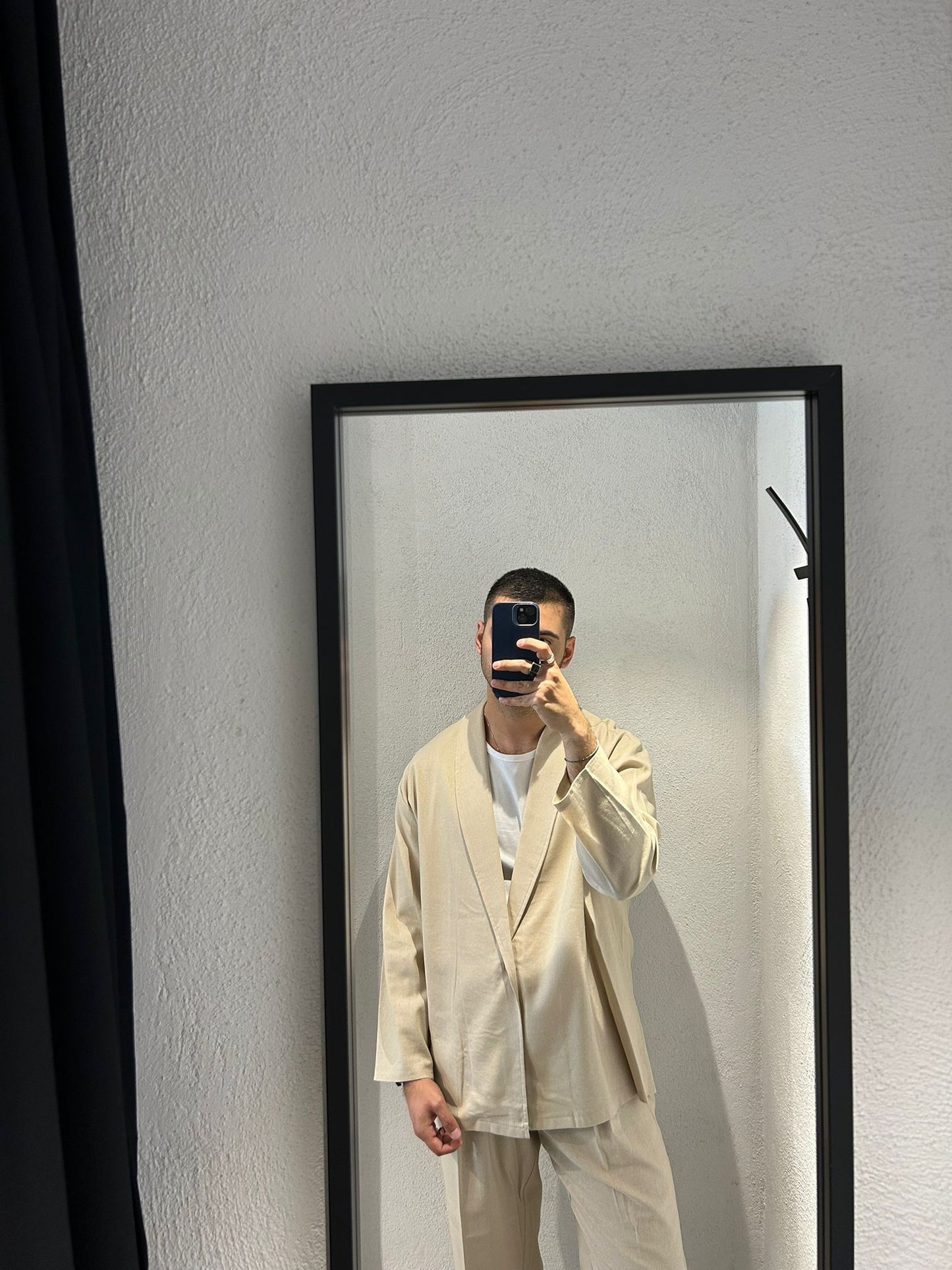 GIACCA KIMONO IN MISTO LINO - 1383