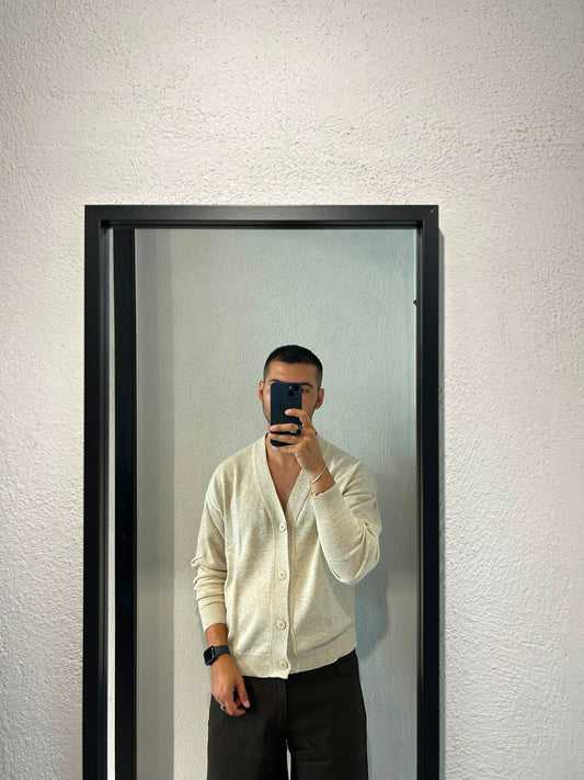 CARDIGAN IN FILO 4 BOTTONI - 1615