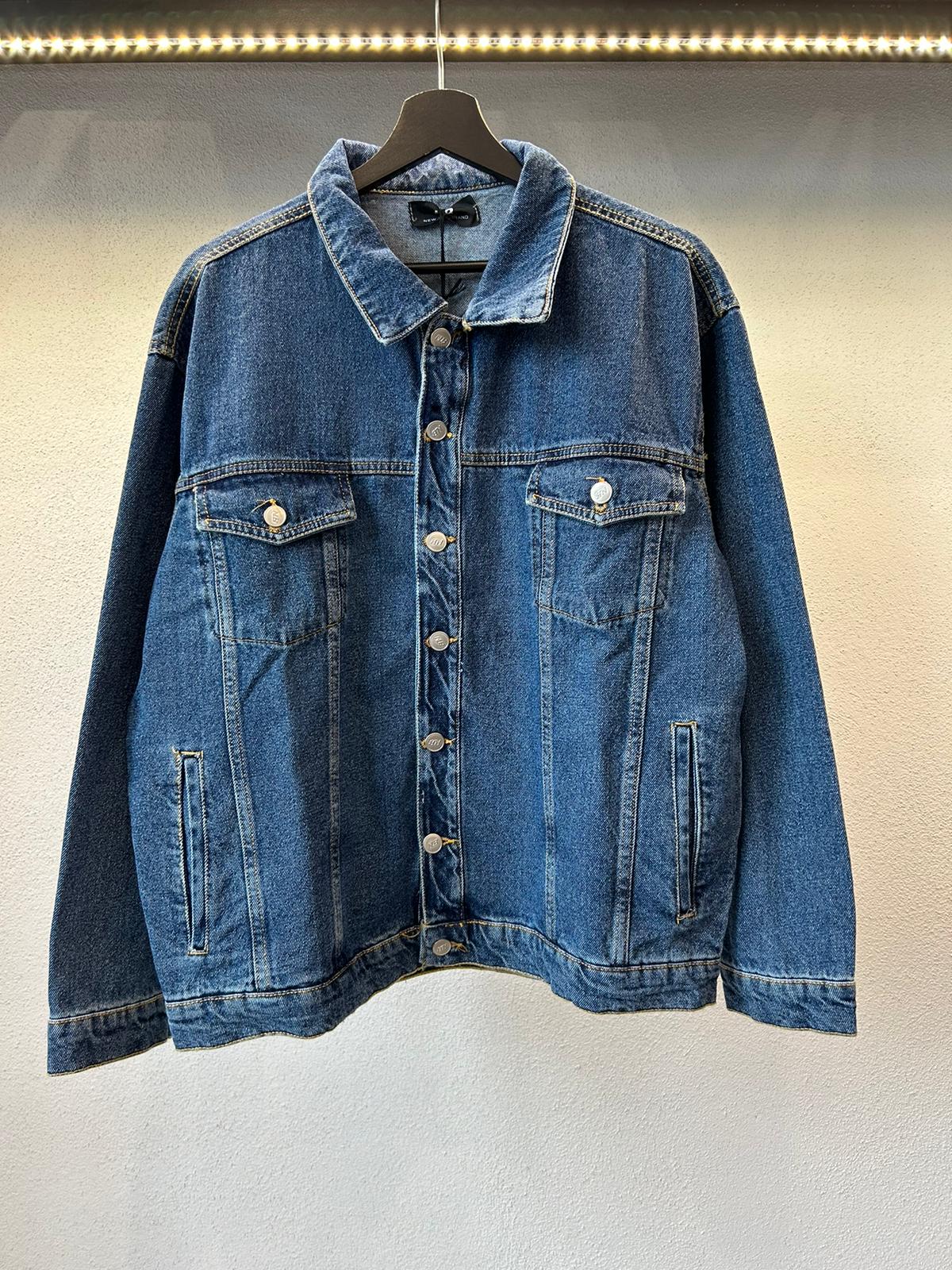 GIACCA CROPPED IN DENIM