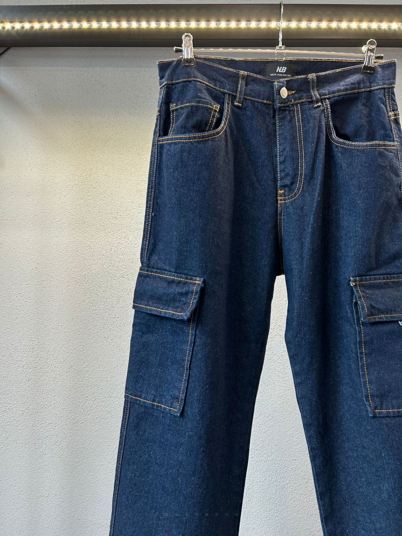 JEANS CARGO LAVAGGIO ZERO FONDO COMODO