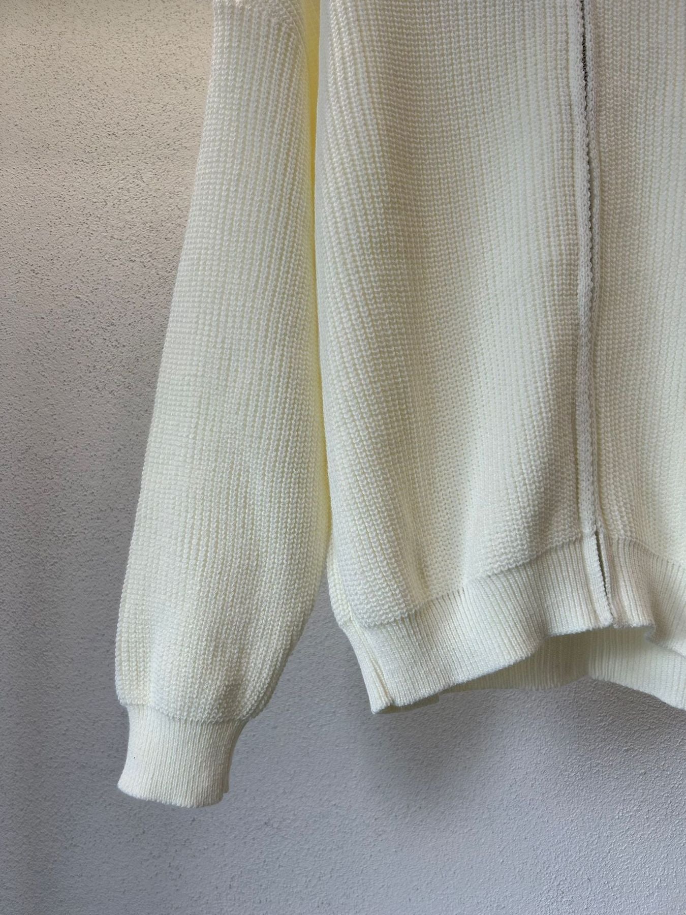 CARDIGAN MEZZOCOLLO CON ZIP