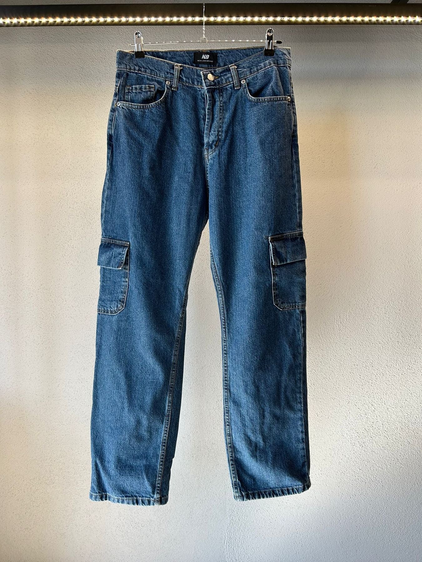 JEANS CARGO LAVAGGIO MEDIO FONDO COMODO