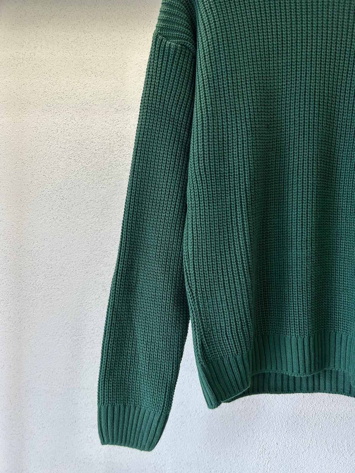 MAGLIONE GIROCOLLO IN LANA A COSTE