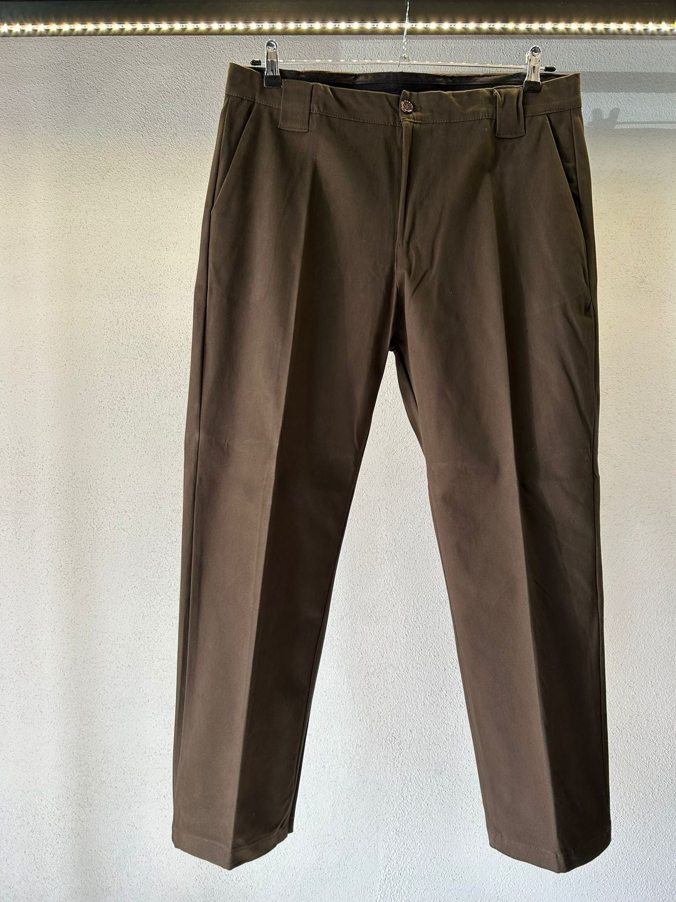 PANTALONE VITA ALTA IN GABARDINE DA COMPLETO