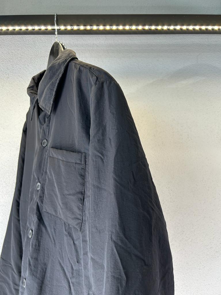 GIACCA CAMICIA IN NYLON IMBOTTITA CON TASCA