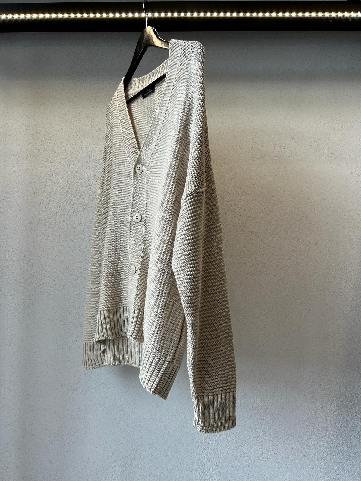 CARDIGAN OVERSIZE IN FILO - 1047