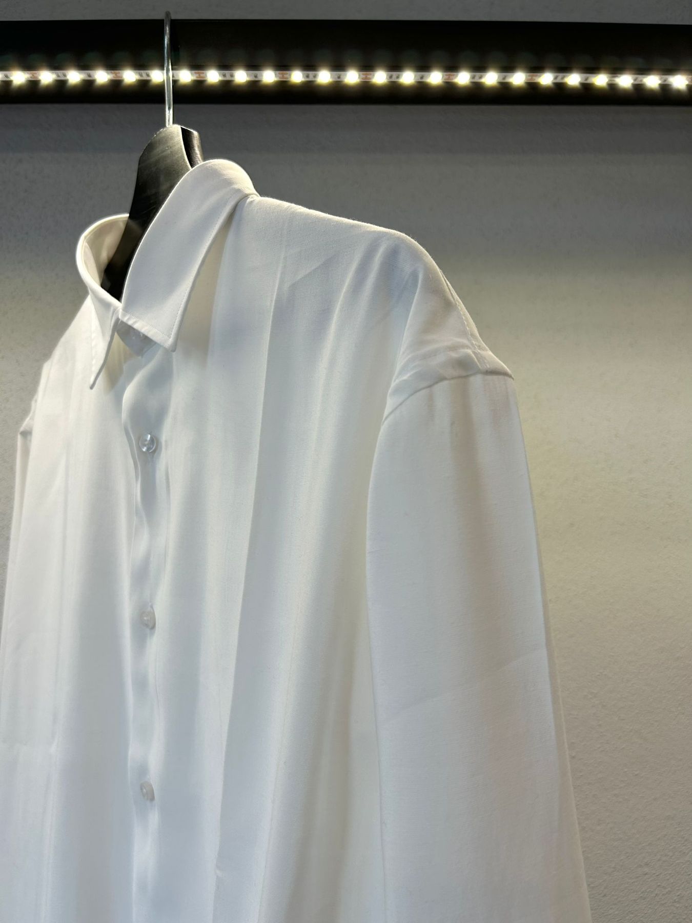 CAMICIA OVERSIZE IN CUPRO