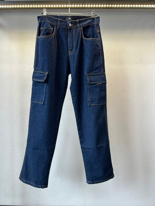 JEANS CARGO LAVAGGIO ZERO FONDO COMODO