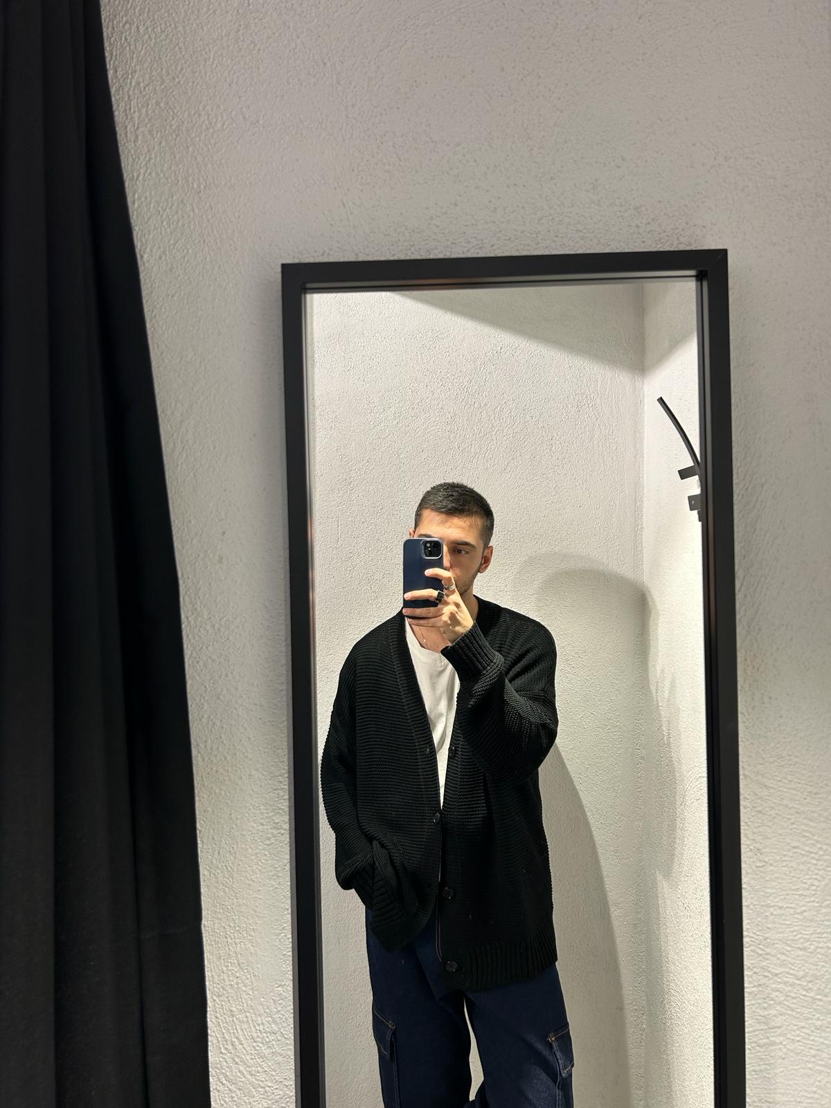 CARDIGAN OVERSIZE IN FILO - 1047