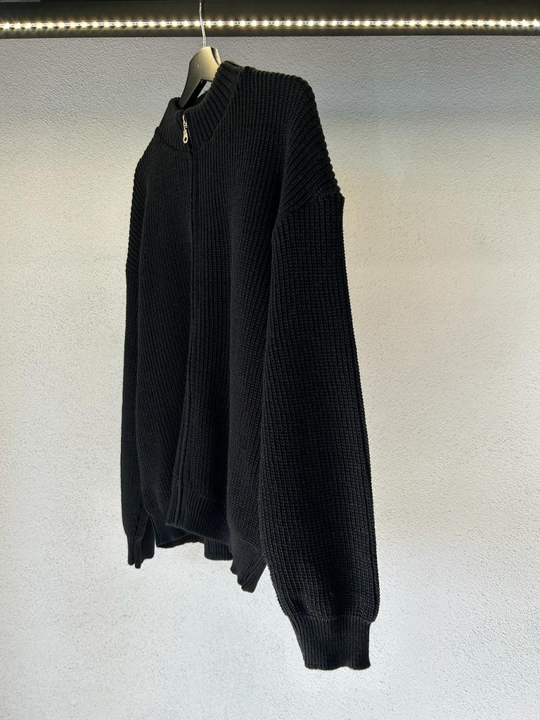 CARDIGAN MEZZOCOLLO CON ZIP