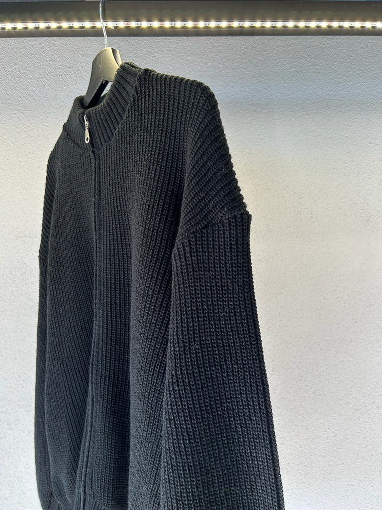 CARDIGAN MEZZOCOLLO CON ZIP