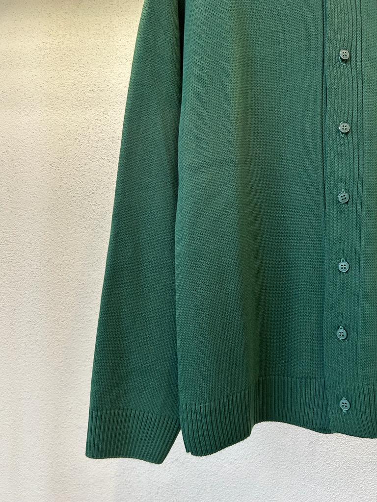 CARDIGAN COLLO POLLO IN LANA RASATA