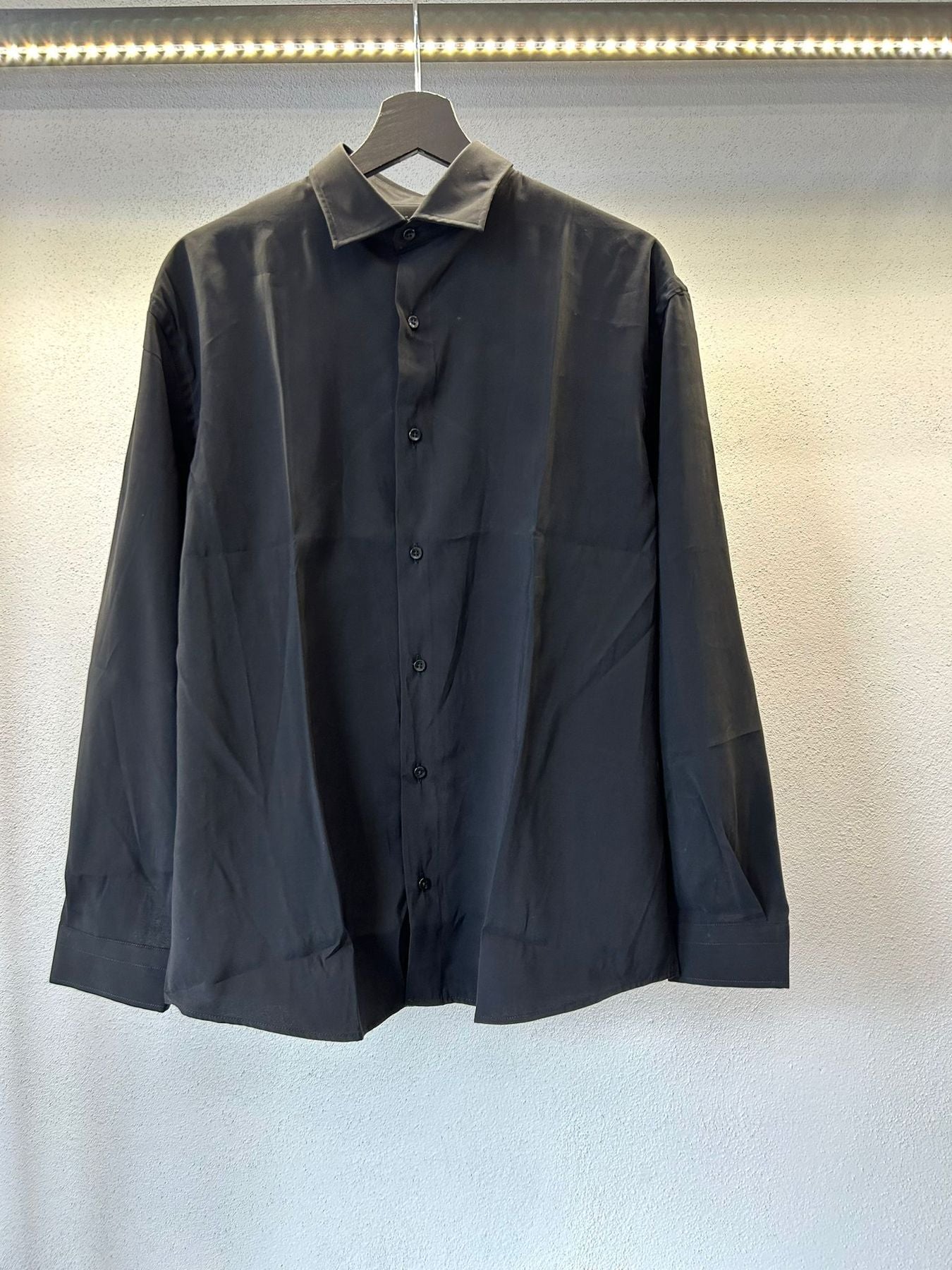 CAMICIA OVERSIZE IN CUPRO
